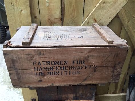 ww2 german ammo crates